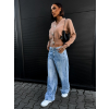 Modré široké džíny OMER