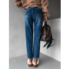 Modré mom jeans SARYLA