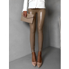 Hnědé latexové legíny TURNUS