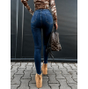 Modré skinny fit džíny ERYX s push-up efektem