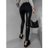 Koženkové stylové kalhoty ORHAN