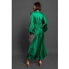 Zelené saténové elegantní šaty ARATO