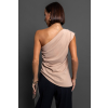 Béžový elegantní top PORETO