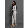 Stříbrný elegantní overal OCEANOS s flitry