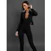 Černý stahující overal PENELOPA se zipem