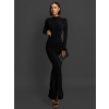 Černé večerní společenské šaty KALBIMI