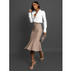 Béžová elegantní midisukně GODIES