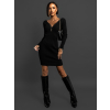 Černé žerzejové šaty JUTURNA