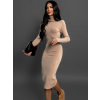 Béžové svetrové šaty ANTEIA