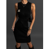 Černé elegantní žerzejové šaty DANAOS