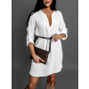Bílé šaty FEDERICA 100% bavlna