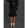 Černá elegantní zvonová sukně BAFRA