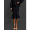 Černá elegantní zvonová sukně BAFRA