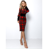 Červené kárované šaty EGERIE