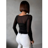 Černý korzetový top NIZIP