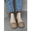Krémové kotníkové boty APOFILIT