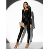 Černý elegantní overal COSTALLINE s páskem