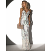 Stříbrné elegantní šaty LAMIA s flitry