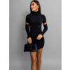 Černé stylově šaty SYRINX s oddělenými rukávy