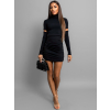 Černé stylově šaty SYRINX s oddělenými rukávy