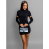 Černé stylově šaty SYRINX s oddělenými rukávy