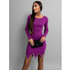 Fialové elegantní šaty MENIS