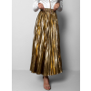 Zlatá plisovaná metalická sukně SARPEDON