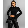 Černý top VIRTUS se širokými rukávy