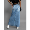 Modrá džínová dlouhá sukně MONIQUE