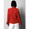 Červené elegantní dvouřadé sako AVODO