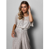 Stříbrný elegantní overal HERMIONA s flitry