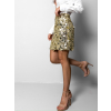 Zlatá elegantní minisukně NUMITOR s flitry