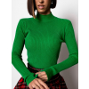 Zelený lehký basic svetřík CLOELIA