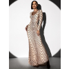 Zlaté společenské šaty NARKISSOS s flitry