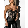 Černý korzet top HOLOVER s krajkou