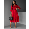 Červené košilové šaty ANITE