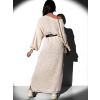 Béžové svetrové oversized šaty RUPI
