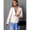 Krémové elegantní dvouřadé sako AVODO