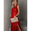 Červené plesové flitrové šaty WILBERTO