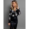 Černá elegantní košile LOPOLDA se vzory