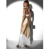 Bílozlaté zlaté elegantní šaty ITACHI