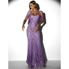Fialové večerní třpytivé šaty NATSU s flitry