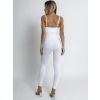 Bílý basic dlouhý stahující overal SONELINE