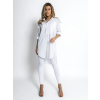 Bílá oversized basic košile WANT