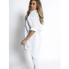 Bílá oversized basic košile WANT