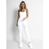 Bílý basic elastický overal GOELINES
