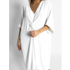 Bílá basic oversized tunika NOVASI