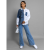 Bílá denim oversized košile MILAGROS