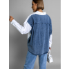 Bílá denim oversized košile MILAGROS