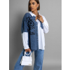 Bílá denim oversized košile MILAGROS